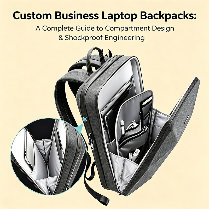 Custom Business Laptop Backpacks: A Complete Guide to Compartment Design & Shockproof Engineering