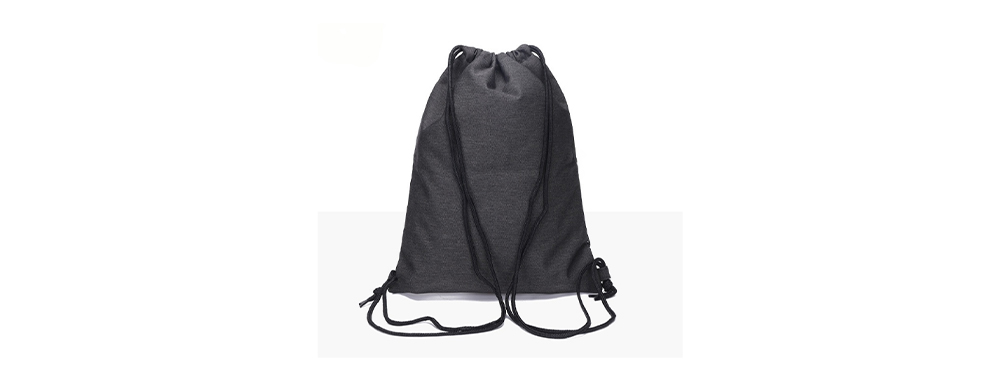 Drawstring backpack shoulder strap