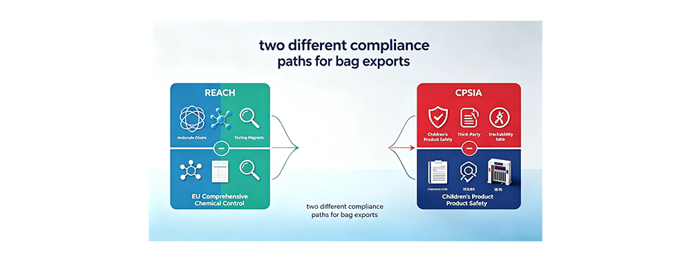 two different compliancepaths for bag exports
