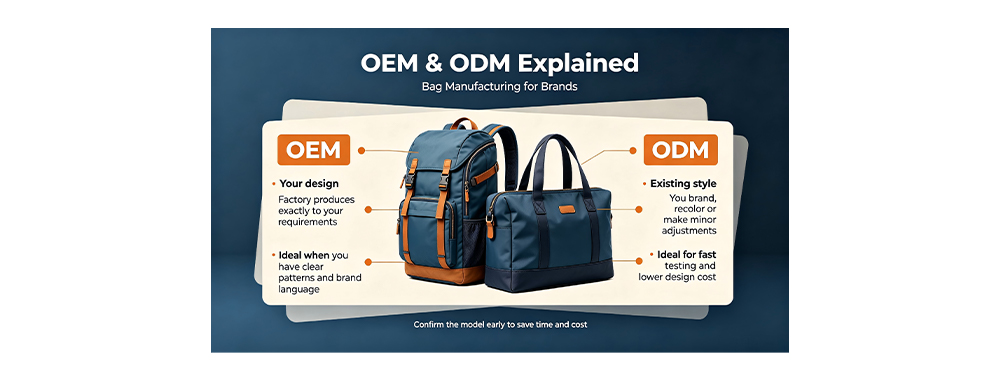  What is the difference between OEM and ODM bags