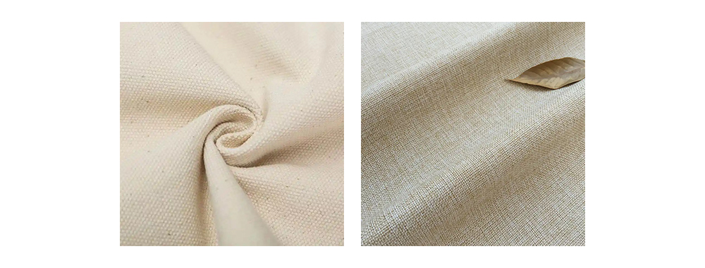  Picture display of canvas and cotton linen fabric