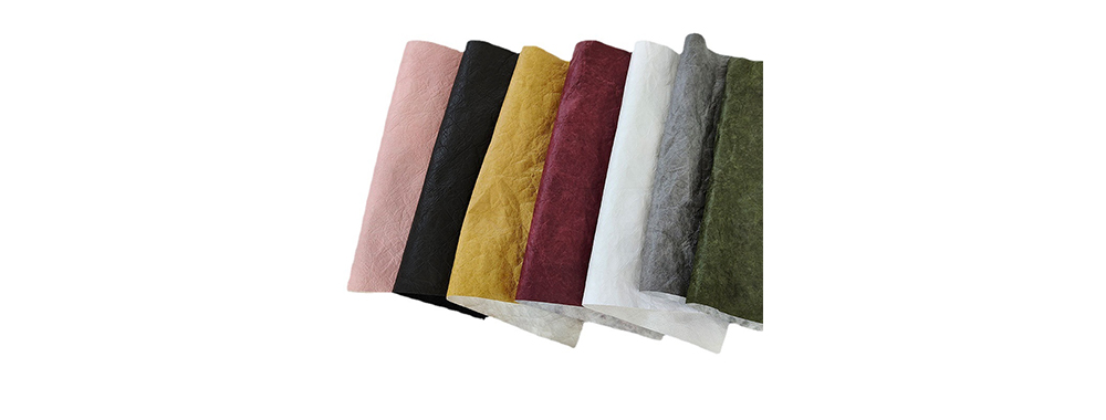 Multi‑color swatch samples of DuPont Tyvek® fabric for custom bag OEM manufacturing