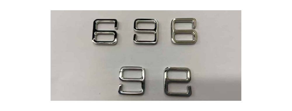 Metal G‑shape hooks, metal backpack hardware accessories