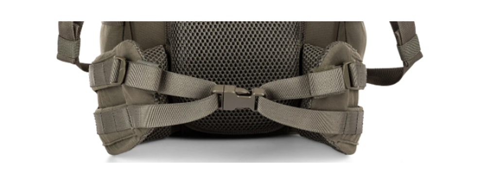 Tactical backpack padded waist belt with heavy‑duty plastic side‑release buckle