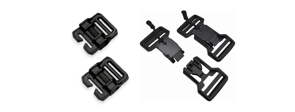 .4‑bar quick‑release buckle and magnetic‑mechanical quick‑release buckle